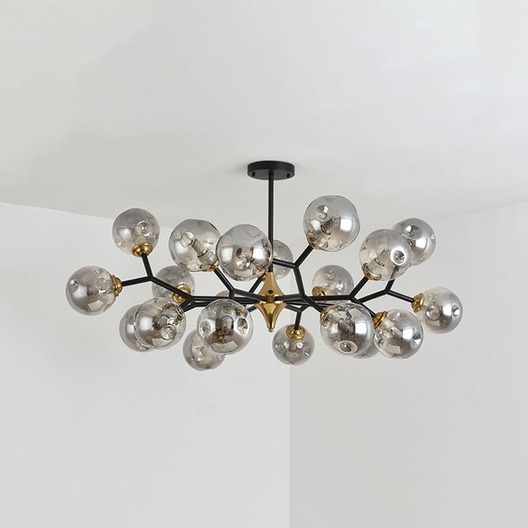 Modern Metal Chandelier Light Fixtures Multi-Head Suspension Pendant Lights for Restaurant