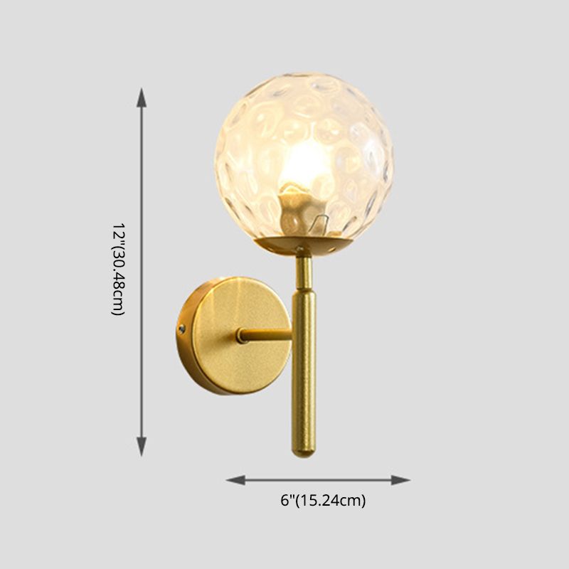 1 luminaire luminaire mural en verre clair