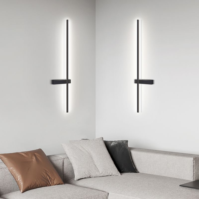 Modern Minimalist Style Linear Wall Light Sconces Aluminum Wall Light