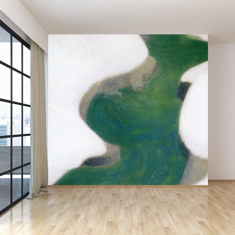 Winter River View Mural Decal Contemporary Decorative Kitchen Wall Art, Custom Printed