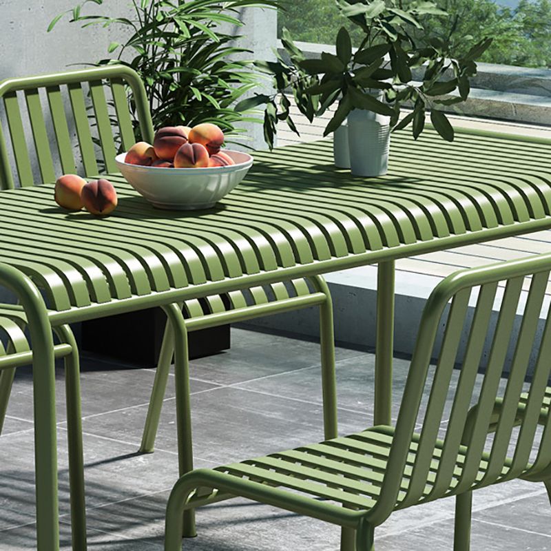 Iron Outdoor Counter Stools Industrial Low Back Bar Stools with Square Seat