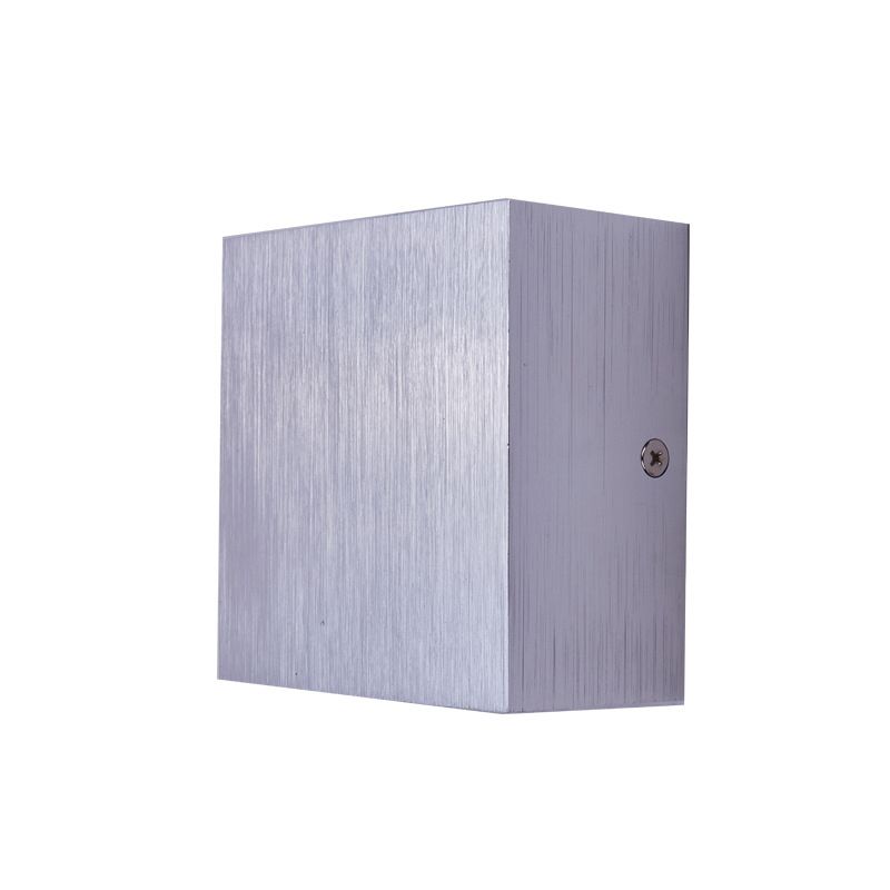 Square Wall Mount Lighting Simple Metal 1 Light Wall Mounted Light