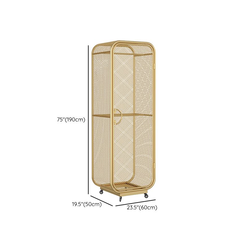 Contemporary Wardrobe Closet Metal Wardrobe Cabinet for Bedroom