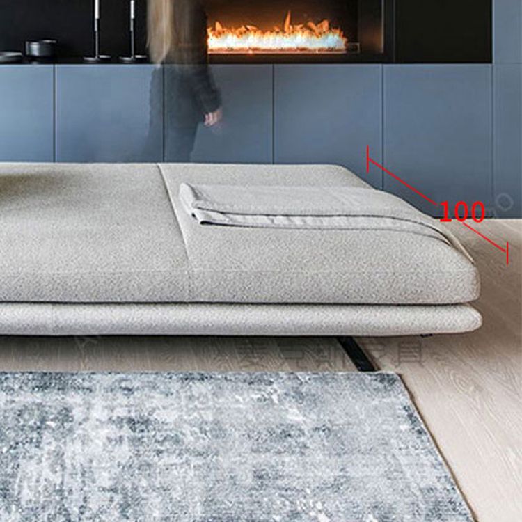 Modern Chaise Lounge Couch Cushioned Chaise Lounge with Pillow