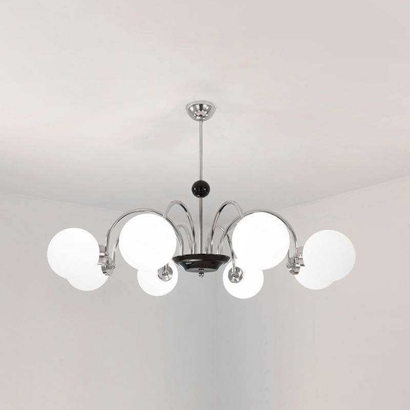 Modern Chandeliers For Dining Room Globe-Shaped Chandelier Pendant Light