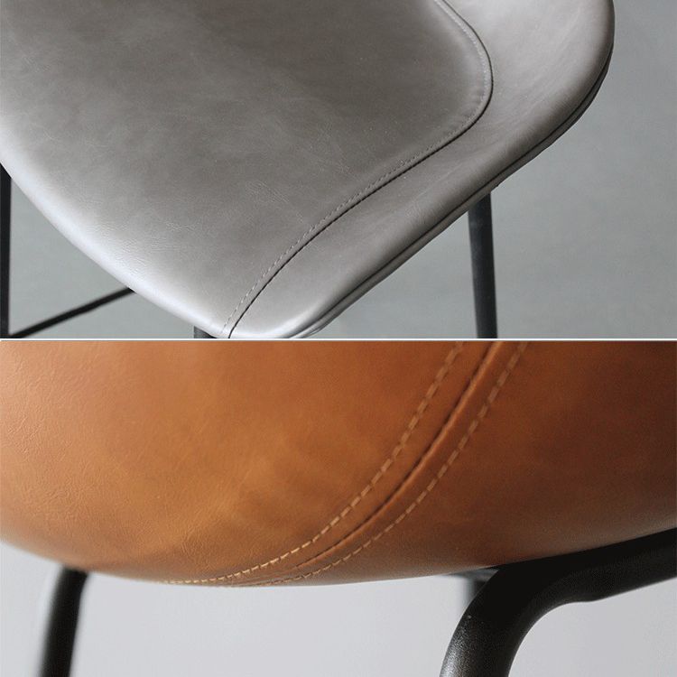Leder Bucket Barhocker modern