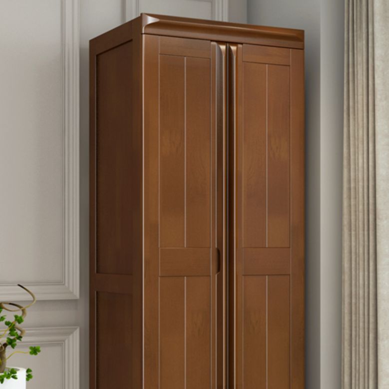 Rubberwood Wardrobe Cabinet With Drawer Traditional Wardrobe Closet