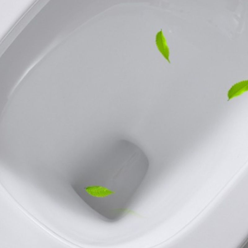 Contemporary Skirted Toilet Bowl One Piece Flush Toilet with Seat