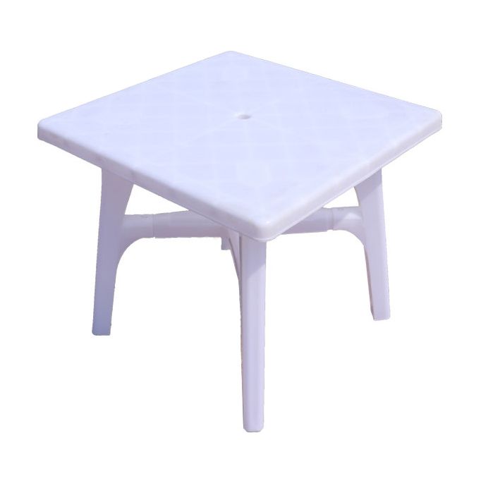 Modern Geometric Waterproof Courtyard Table Plastic Outdoor Table