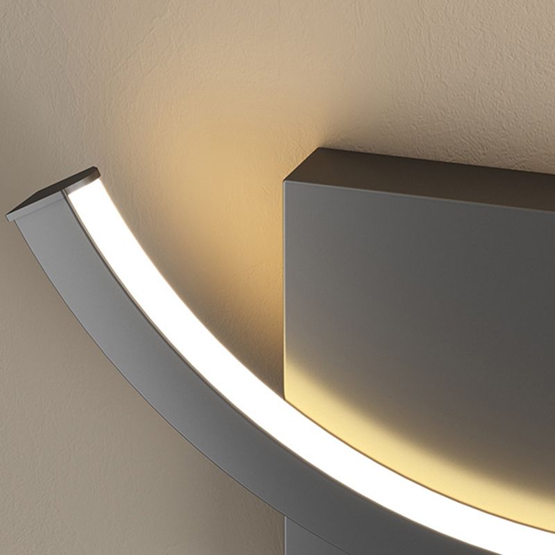 Modern Minimalist style Linear Sconce Light Fixtures Metal Wall Lighting for Bedroom
