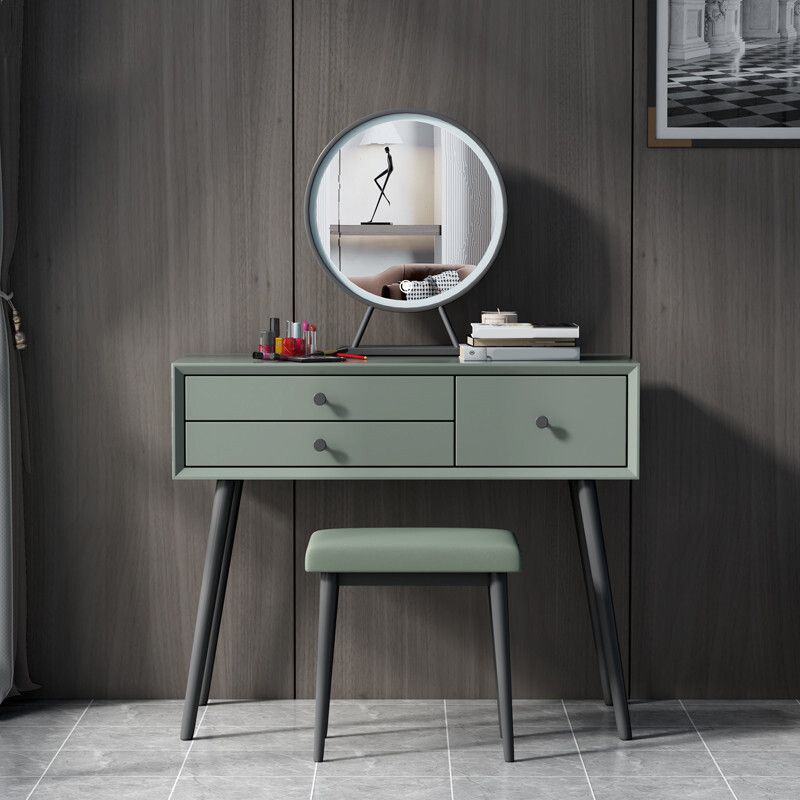 Modern 233.46" Height 3-Drawer Table Top Makeup Vanity for Bedroom