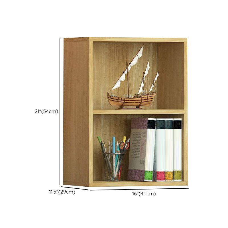 Light Wood Finish Non-Hanging Armoire Modern Storage Cabinet for Home