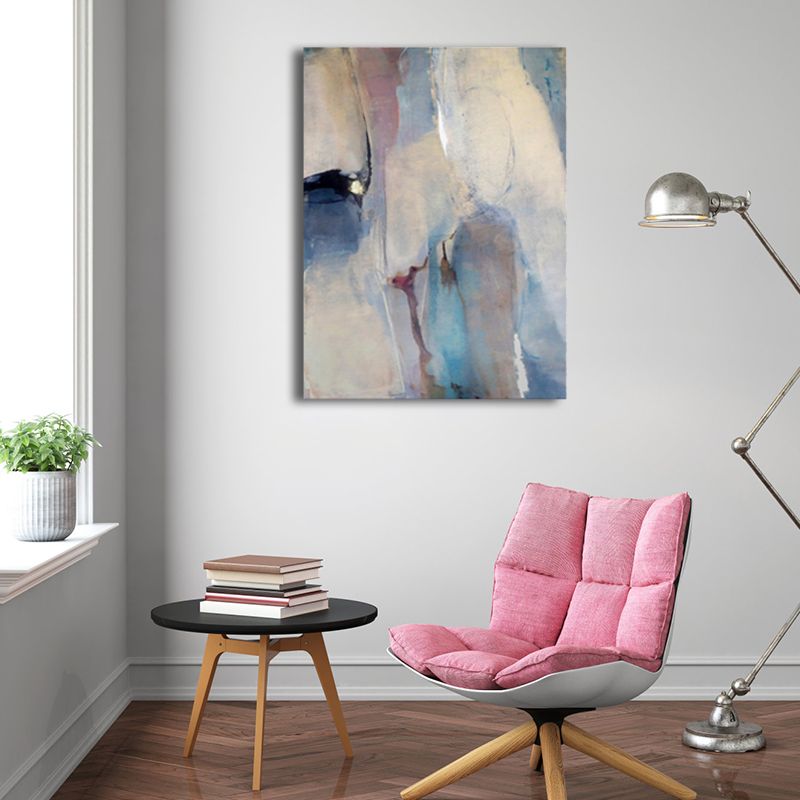 Abstract Wall Decor Contemporary Art Textured Bedroom Canvas Print, Multiple Sizes