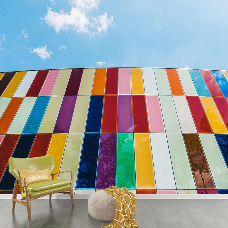 Modern Building Mural Wallpaper Custom-Made Wall Covering for Meeting Room