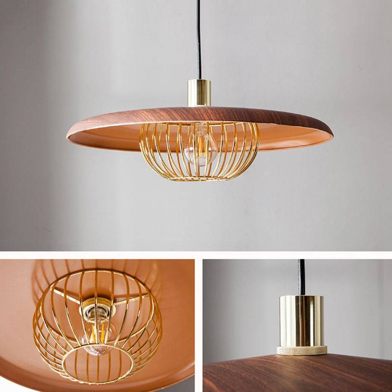 Metal Nordic Modern Modern suspension de plafond Light 1-Light Pendant Light for Dining Room