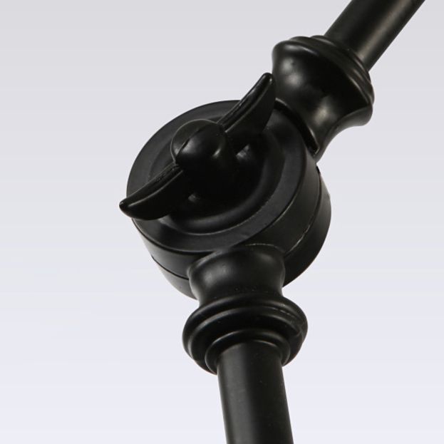 Modern Style Wall Light Fabric Shade Arm Adjustable Sconce Lamp for Bedroom