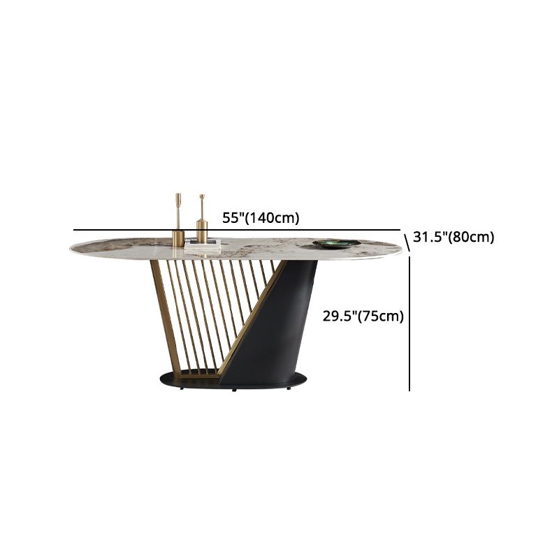 Glam Style Sintered Stone Dining Set 1/4/5/7 Pieces Dining Set
