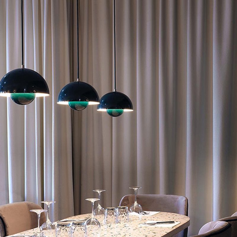 Modern Style Hanging Light Colorful Metal Shade Pendent Lighting Fixture for Dining Room