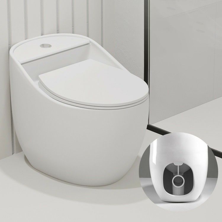 Traditional Flush Toilet One-Piece Toilet Floor Mounted Porcelain Toilet