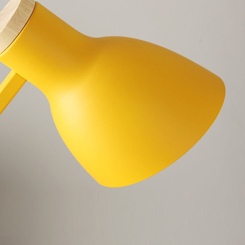 Lámpara de mesa de mesa de timbre de estilo moderno Luz de mesa de una sola luz de metal