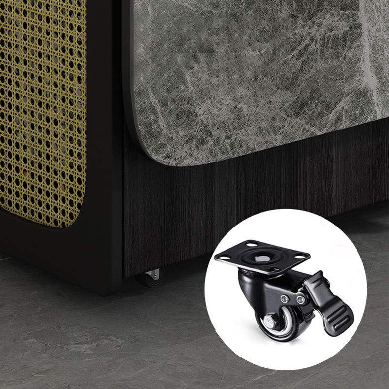 1/2/5 Pcs Metal Modern Dining Set with Rectangle Table and Foldable Chairs Dinette Set