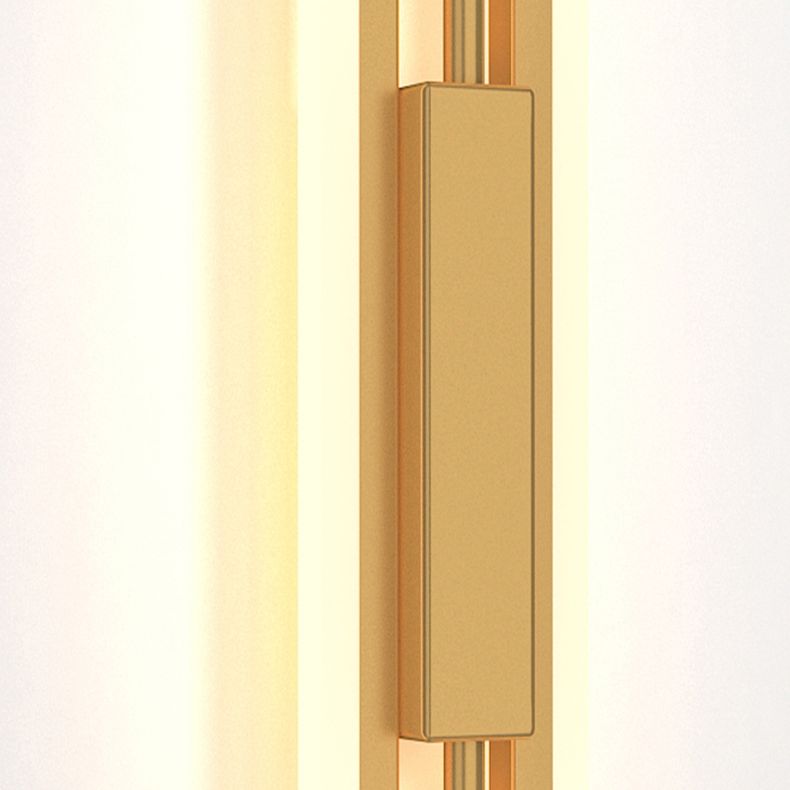 Nueva lámpara de montaje de pared acrílica moderna de 1 luces apliques de pared lineal para sala de estar