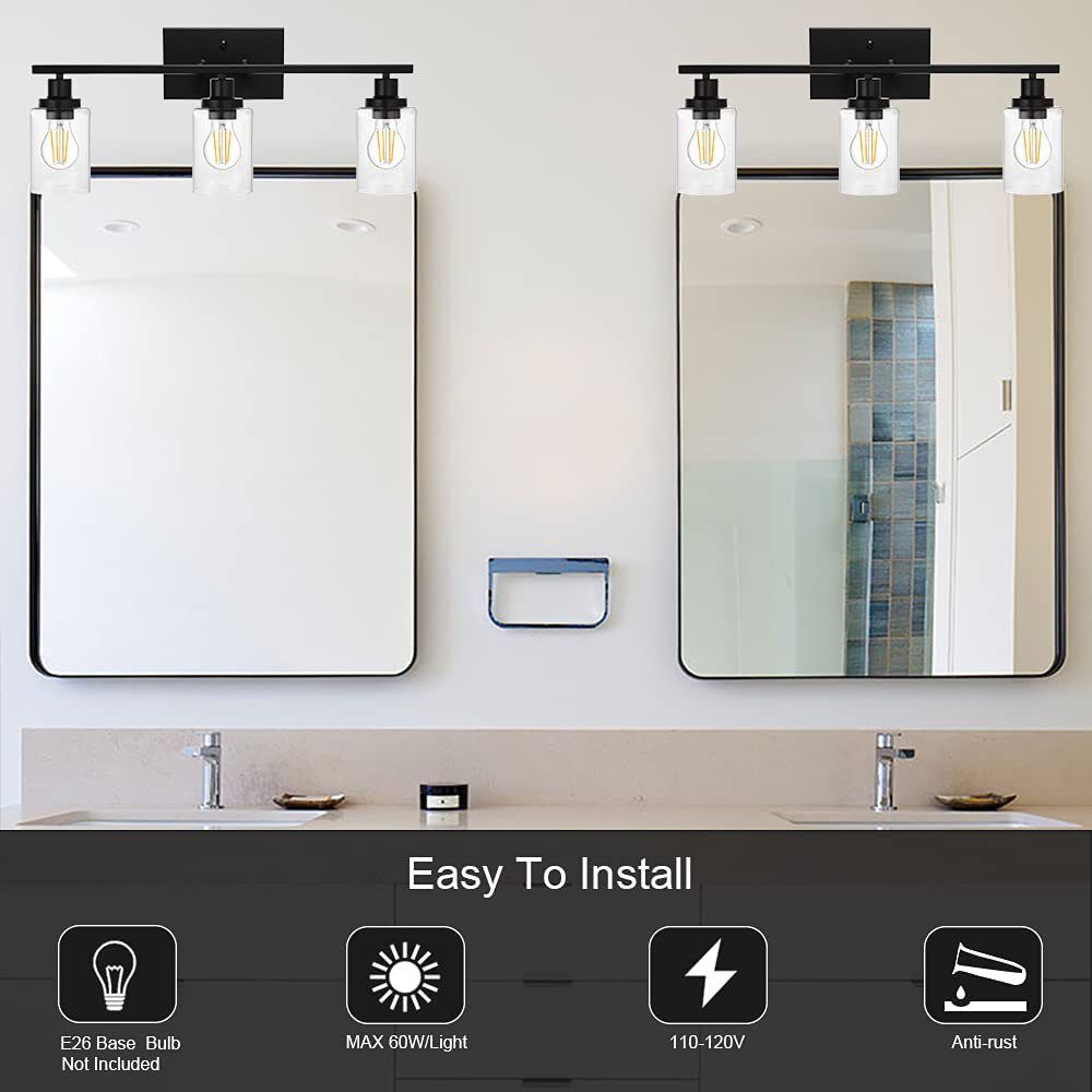 Luminaires muraux de van de la bouteille à 3 légers