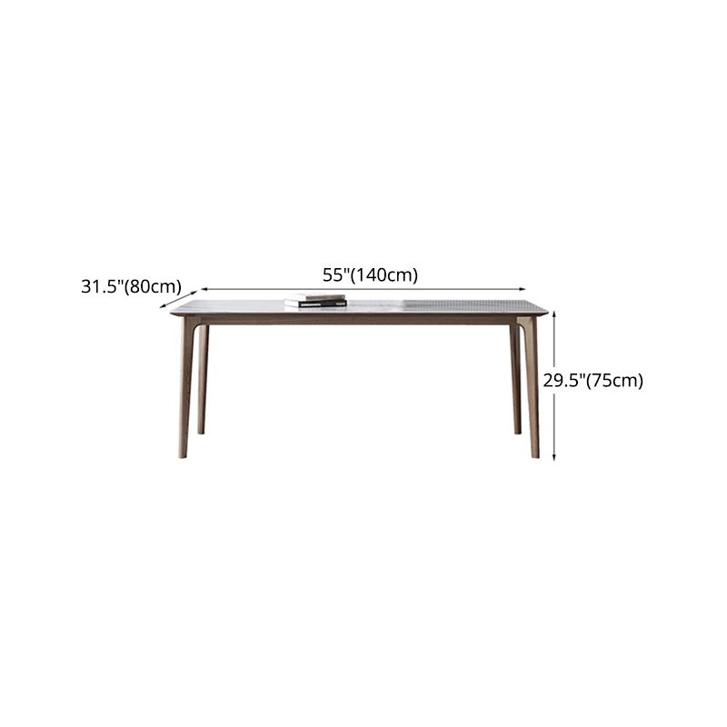 Designer Style Sintered Stone Dining Set Rectangle 1/3/4/5/7 Pieces Dining Area Table Set