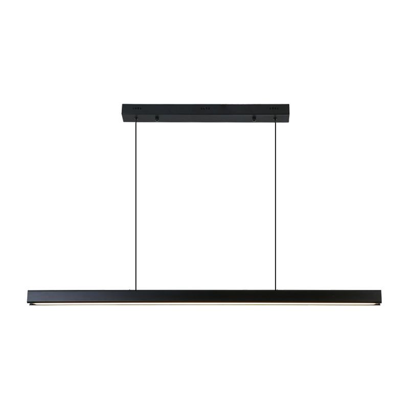 Luci a sospensione moderna contemporanea per l'illuminazione dell'isola lineare dell'isola della cucina