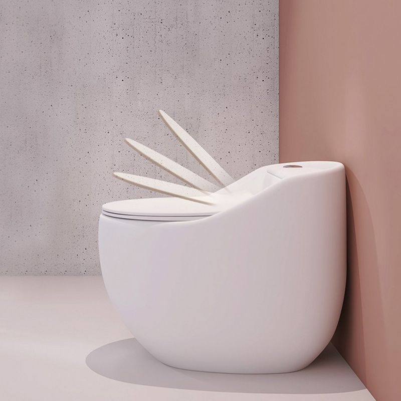 Contemporary Siphon Jet Toilet Floor Mounted Urine Toilet for Washroom