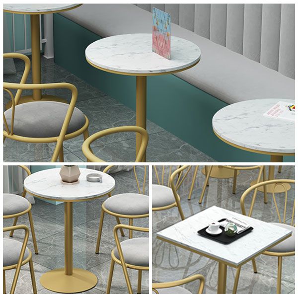 Muebles de lujo tradicionales para el hogar Colección de comedor de piedra para interiores