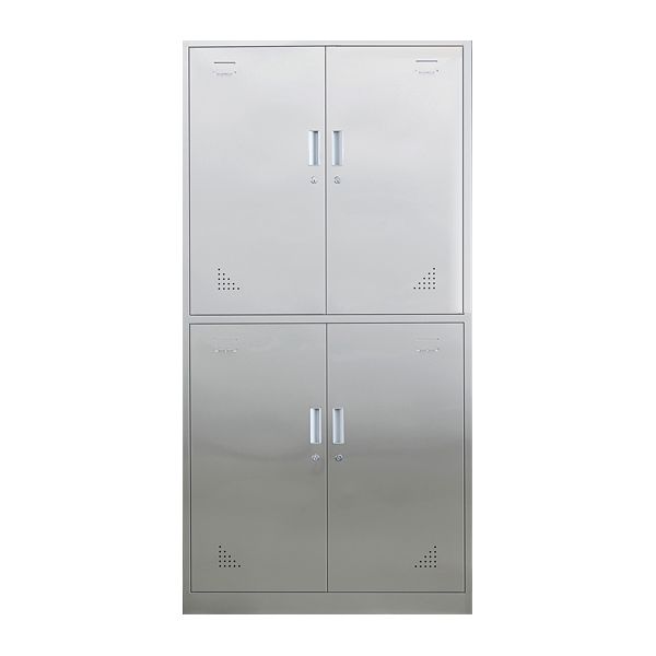 Metal Industrial Cabinet for Bathroom Steel Storage Cabinet with Hinged Door