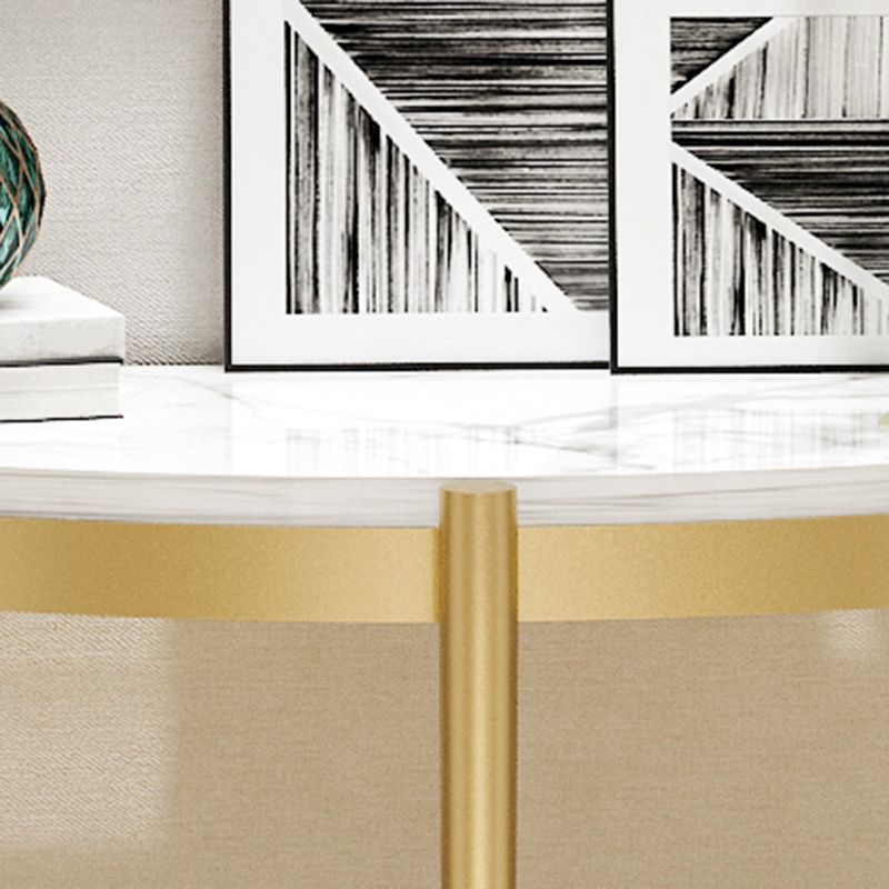 Glam Hall Console Table with 3 Legs 1-shelf Slate Moon Console Table