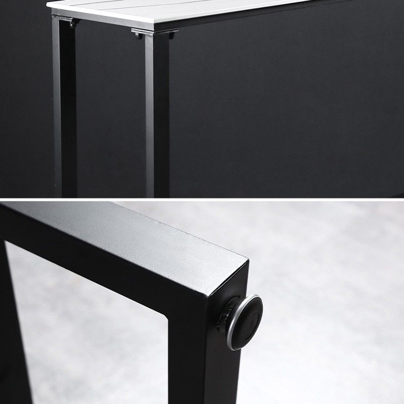 Living Room Counter Set 1/2/3 Pieces Rectangle White Counter Height Set