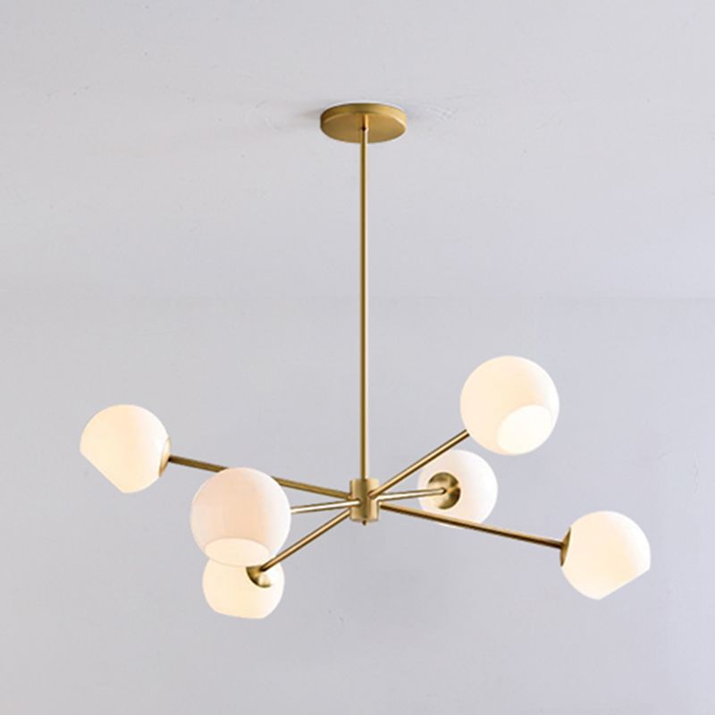 Nordic Modern Simple Light Luxury Style Pendant Chandelier Light for Living Room