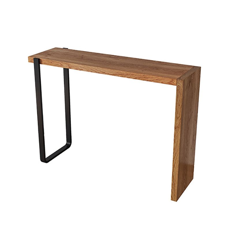 Rectangle Bar Table Set Modern 1/3 Pieces Solid Wood Counter Height Set