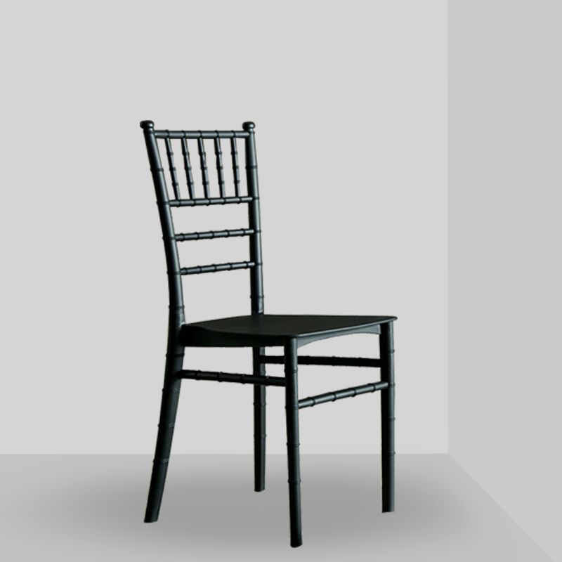 Glam Kitchen Armless Dining Side Chairs Stacking Side Chairs