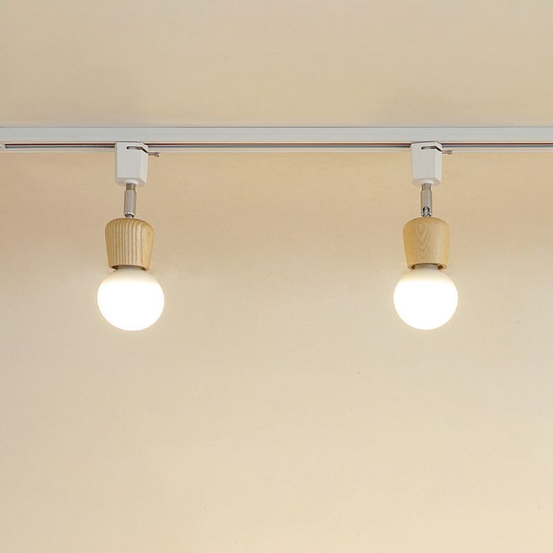 Japanse Stijl Solide Sood Track Licht Moderne Minimalistische Woonkamer Eetkamer Keuken Home Shop Commerciële Spotlight