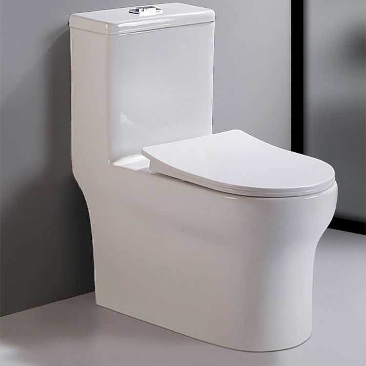 Siphon Jet Urine Toilet One-Piece Toilet Porcelain Floor Mounted Flush Toilet