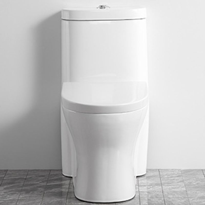 Contemporary One Piece Toilet Bowl Floor Mount White Urine Toilet for Bathroom