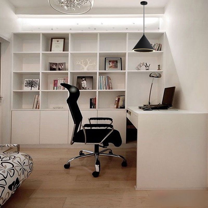 Pendante à cône Lights moderne lampe suspendue en métal 3 pendentif léger en plusieurs couleurs