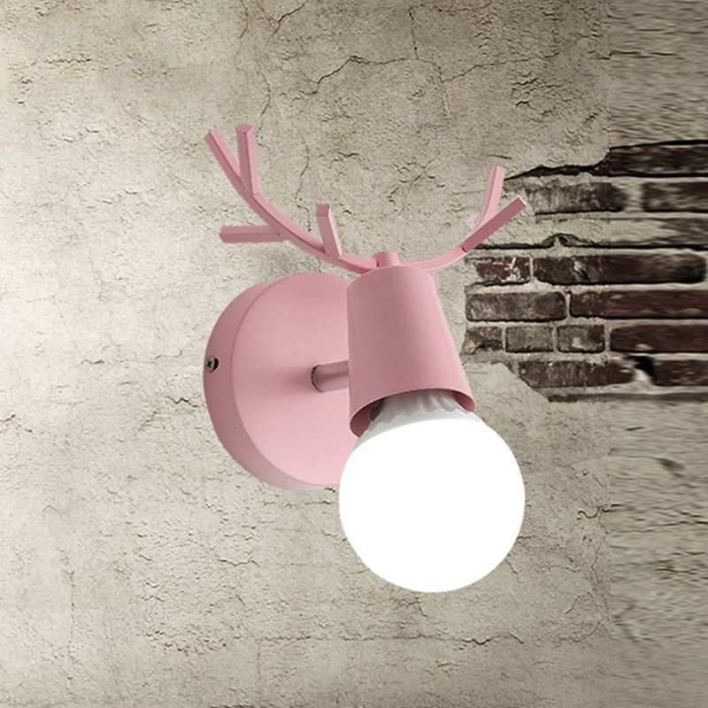 Macarons modernos de pared de metal únicos Luz de pared de 1 luces