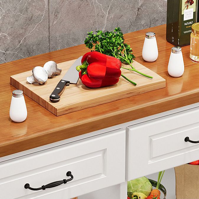Modern Home Dining Kitchen Island Table Rectangular Prep Table