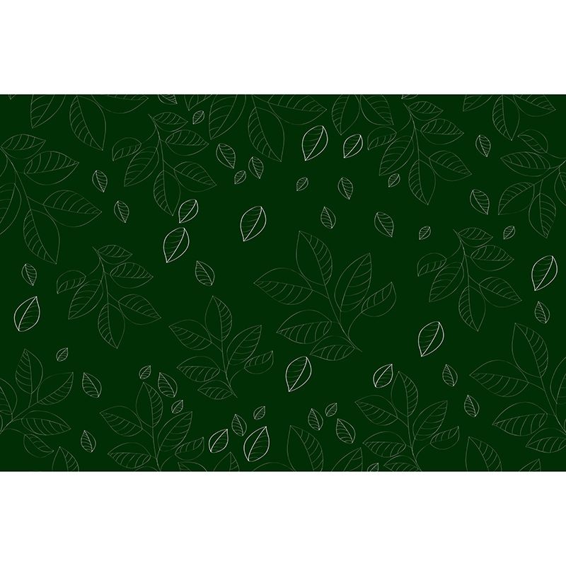 Dining Room Wall Mural Tropical Plants Decorative Eco-friendly Wall Covering