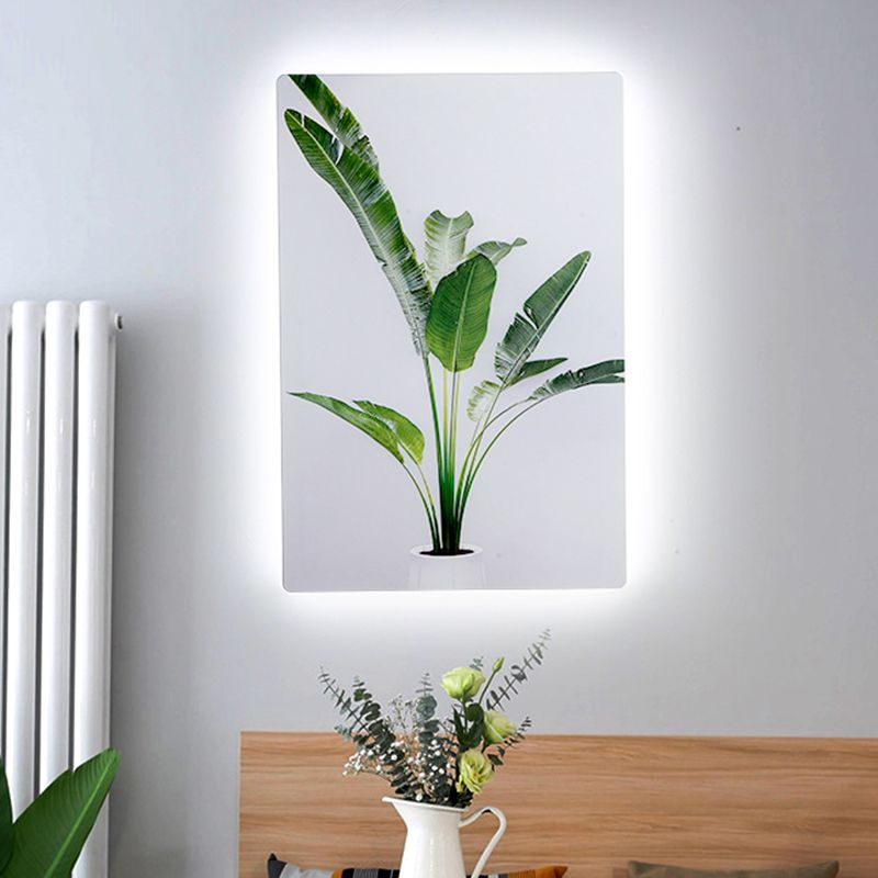Green et blanc Rectangle Mur Mural Lampe simplicité LED IDEAU ÉCLAINE DE MUR ACRYLI