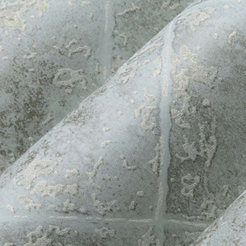 Smooth Non-Woven Wallpaper Contemporary Unpasted Wall Decor with Geo Lattice Pattern
