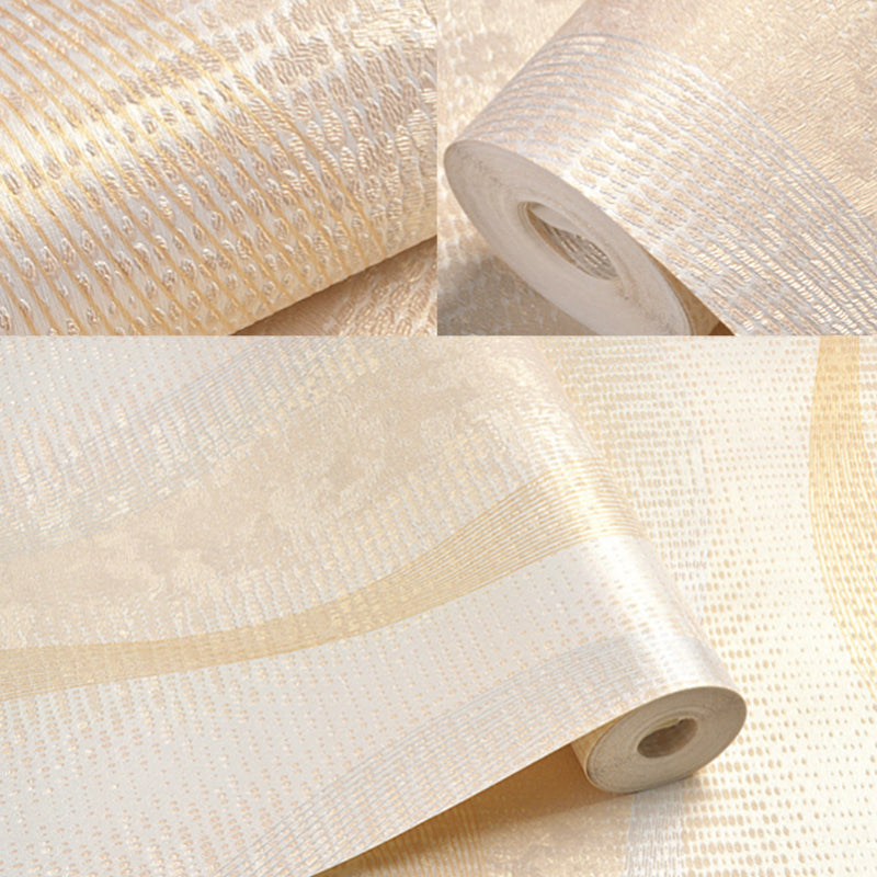 Modernist 57.1 sq ft Wallpaper Curve Moisture Resistant Wall Art in Pastel Color