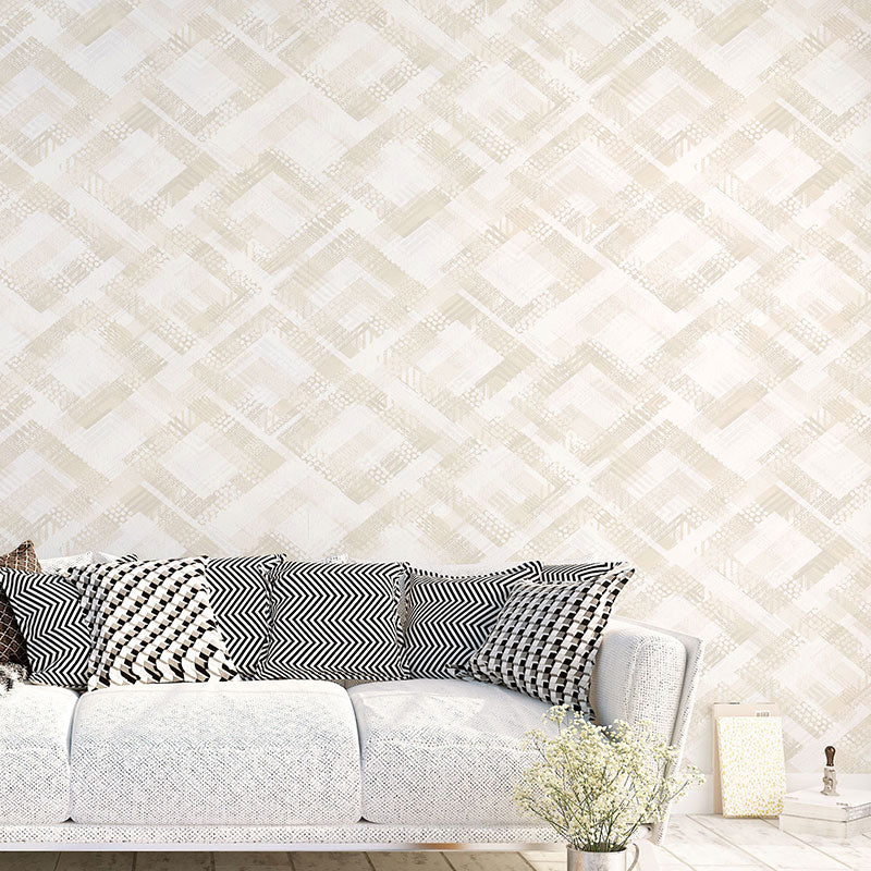 Trellis Teens behangrol voor slaapkamer non-woven materiaal wanddecoratie, pastelkleur