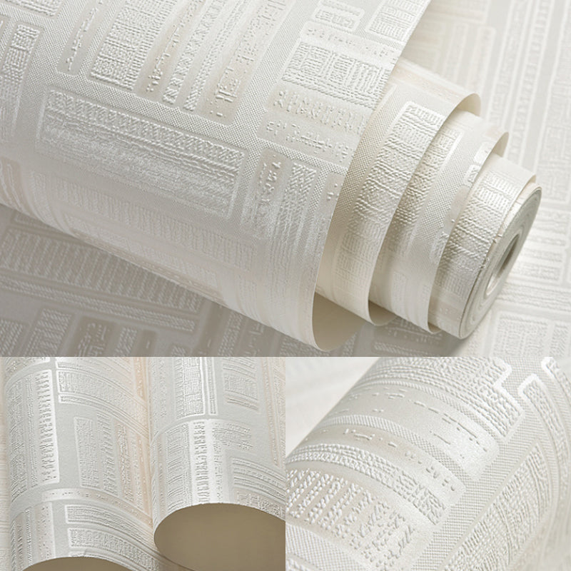 Papier peint solide à géométrie Simple, couleur douce, décoration murale résistante à l'humidité pour la maison