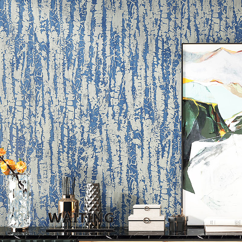Wood Bark Look Wallpaper Contemporary Non-Pasted Living Room Wall Decor, Size Optional